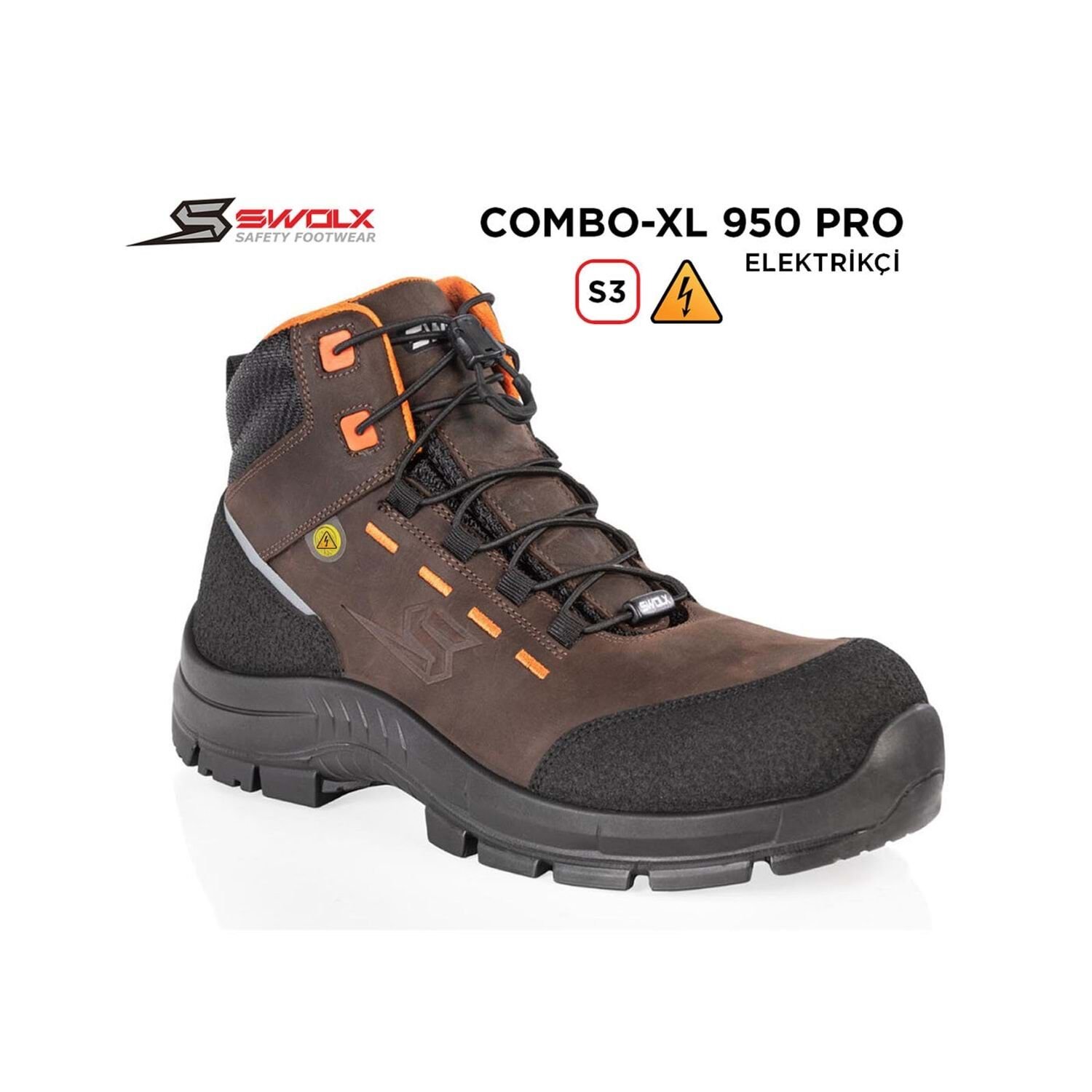 SWOLX COMBO XL PRO 950 S3 ELEKTRİKÇİ İŞ BOTU