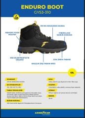 GOODYEAR GY53-310 Enduro Boot ESD FO SR HRO S3L İŞ BOTU