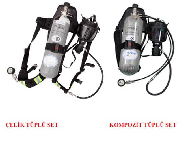 RHZK KOMPOZİT HAVA TÜPLÜ SOLUNUM SETİ