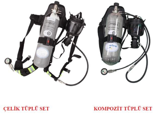 RHZK ÇELİK HAVA TÜPLÜ SOLUNUM SETİ
