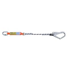KARAM KA388 Şok Emici Tek Kollu Statik Halatlı Büyük Kancalı Lanyard