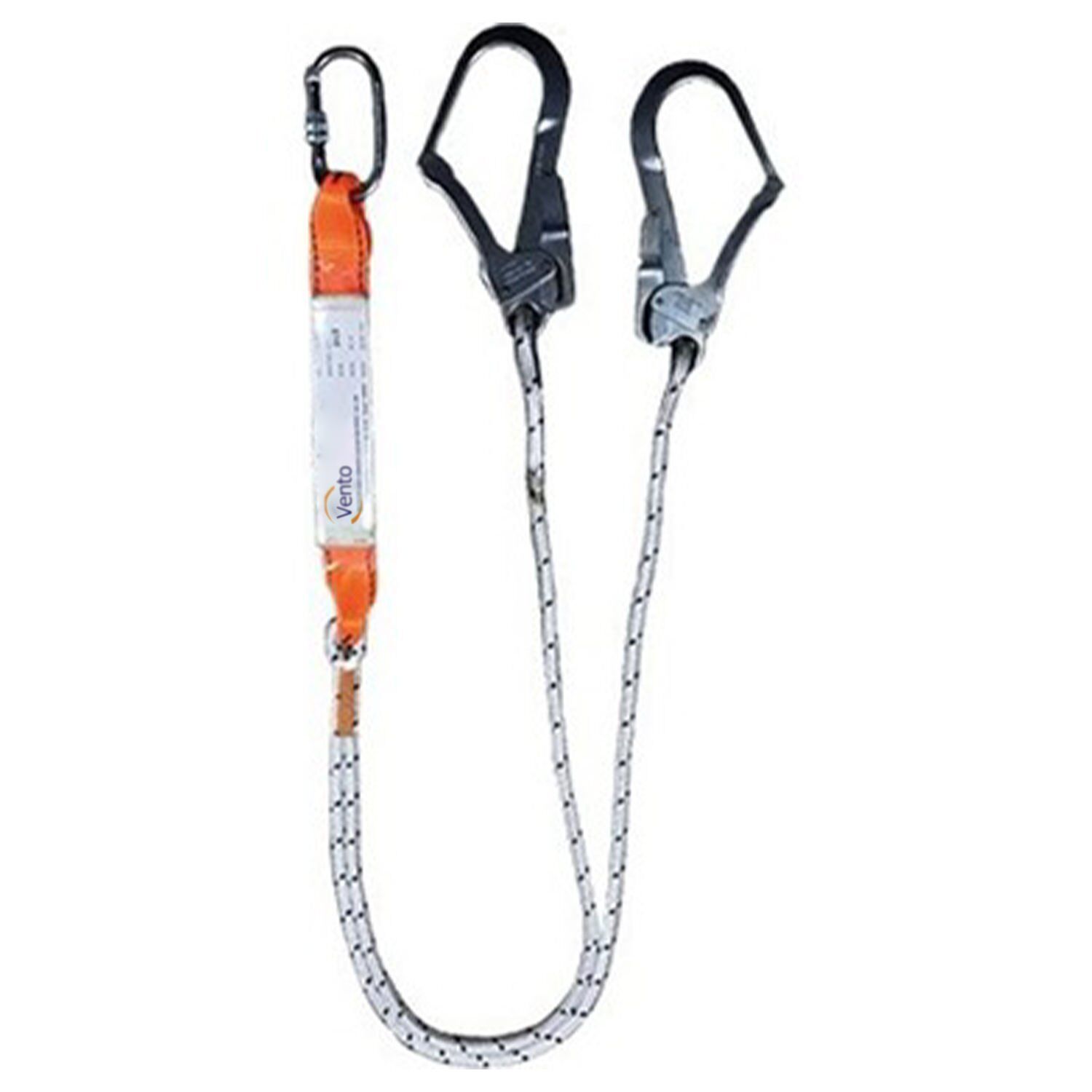 Vento Çift Kollu Şok Emicili Lanyard (Statik Halatlı)
