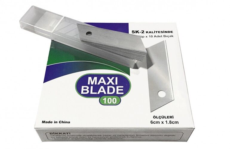 Maxi Knife 100 Yedek Bıçak - Maxi Blade 100 Adet