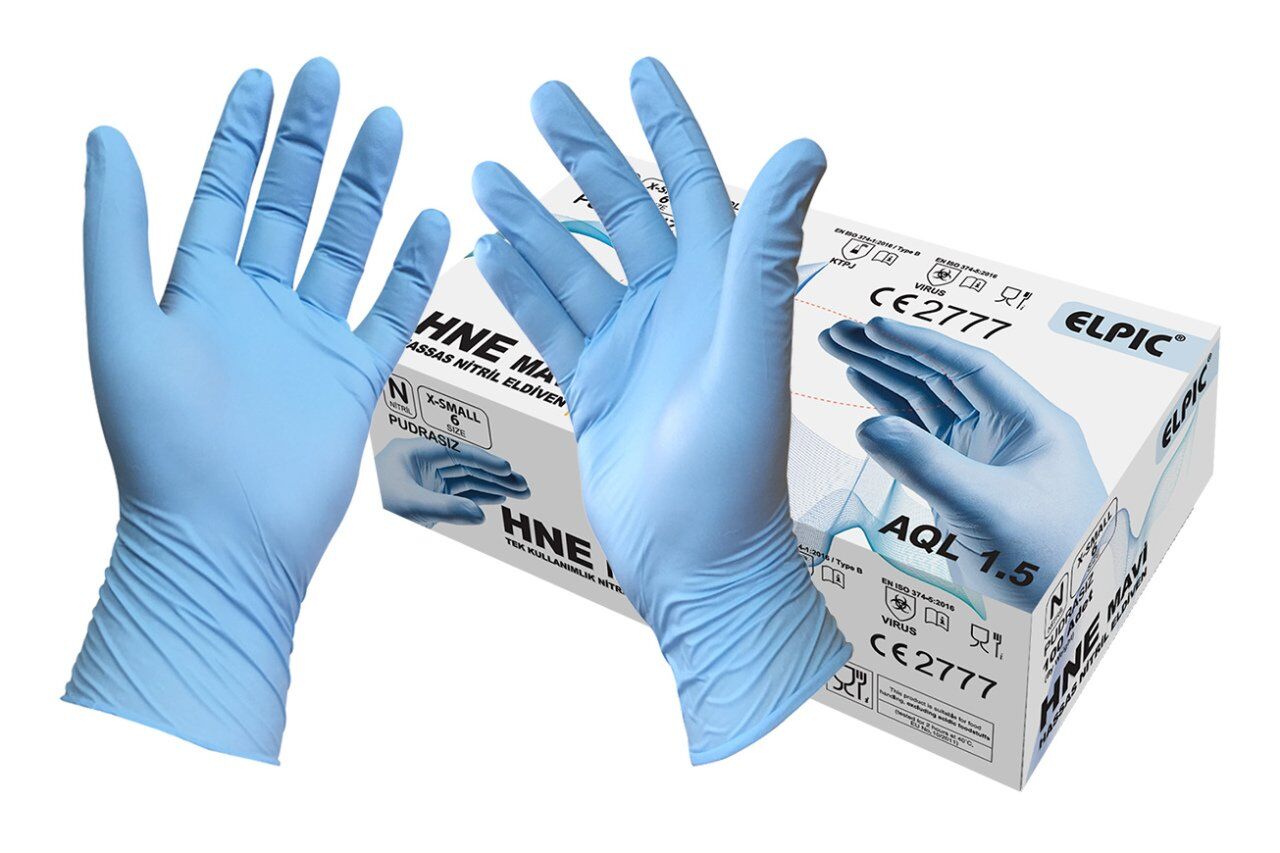 Elpic® HNE Nitril Eldiven - 1 Kutu (100 Adet)