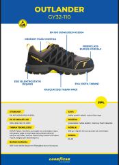 GOODYEAR GY32-110 Outlander ESD HRO S1PL İŞ AYAKKABISI