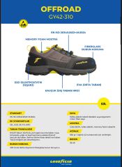 GOODYEAR GY42-310 Offroad ESD HRO S3L İŞ AYAKKABISI
