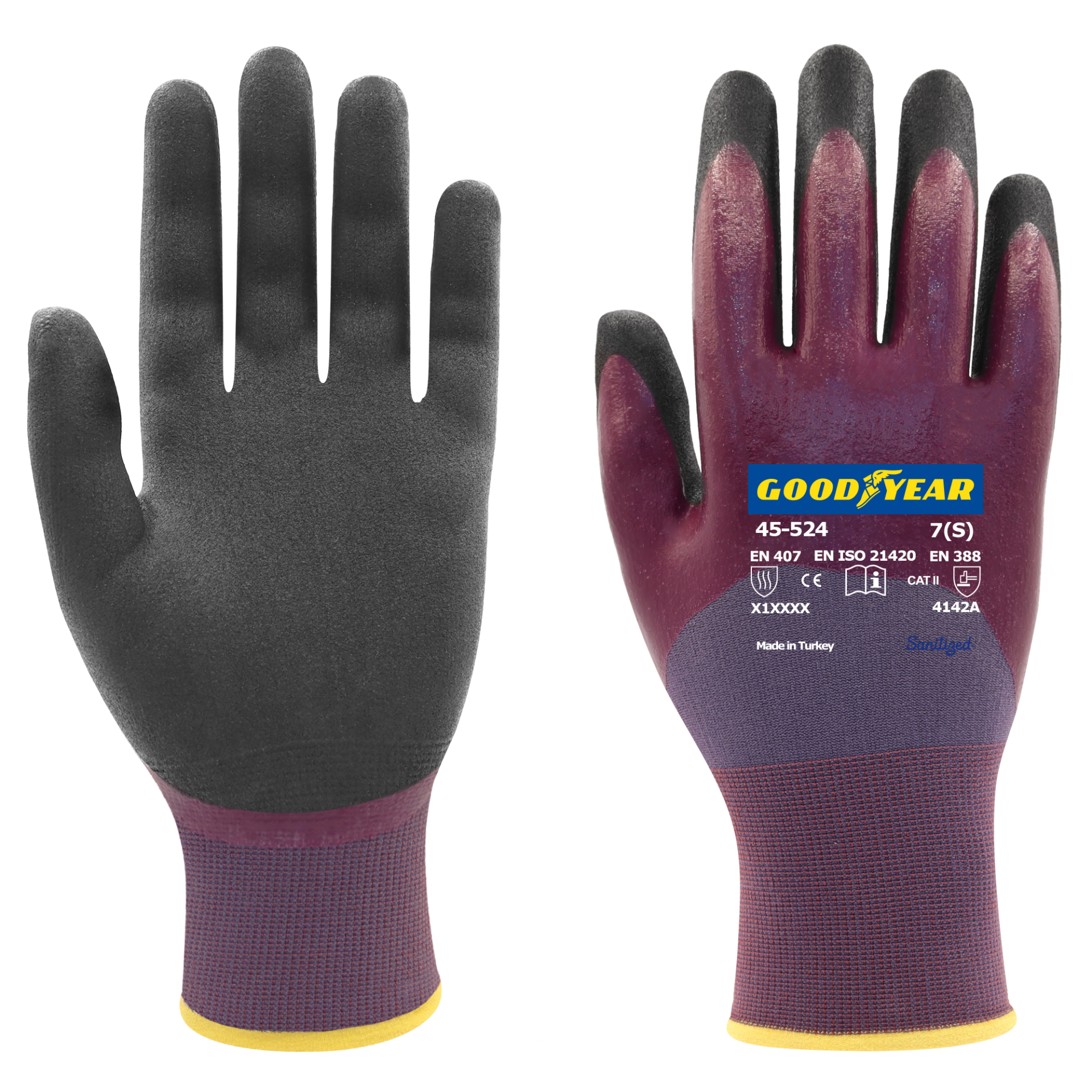 GOODYEAR 45-524 (2715) 3/4 KAPLI İŞ ELDİVENİ